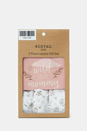 Pink And White Gift Set (3Piece)