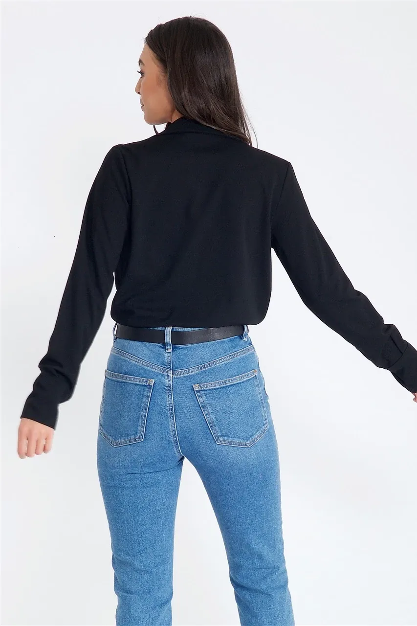 PLUNGE NECK BODYSUIT