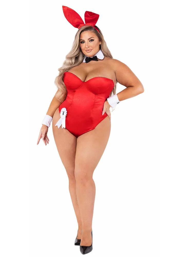 Plus Size Classic Playboy Bunny Halloween Costume