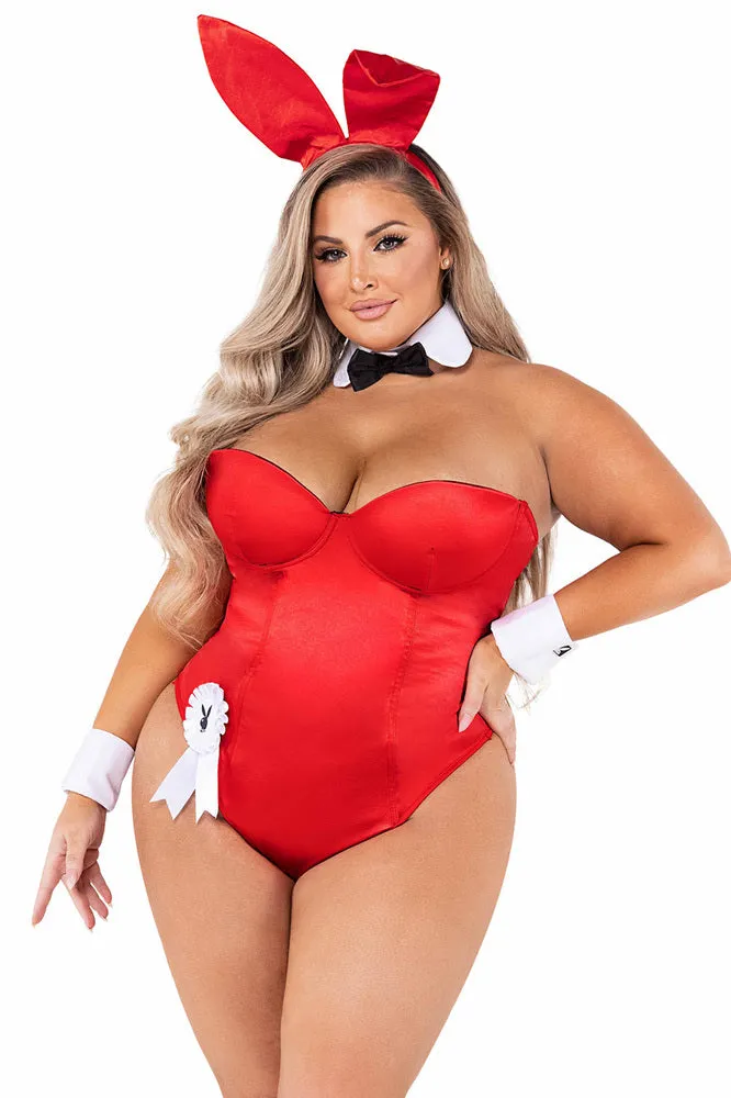 Plus Size Classic Playboy Bunny Halloween Costume