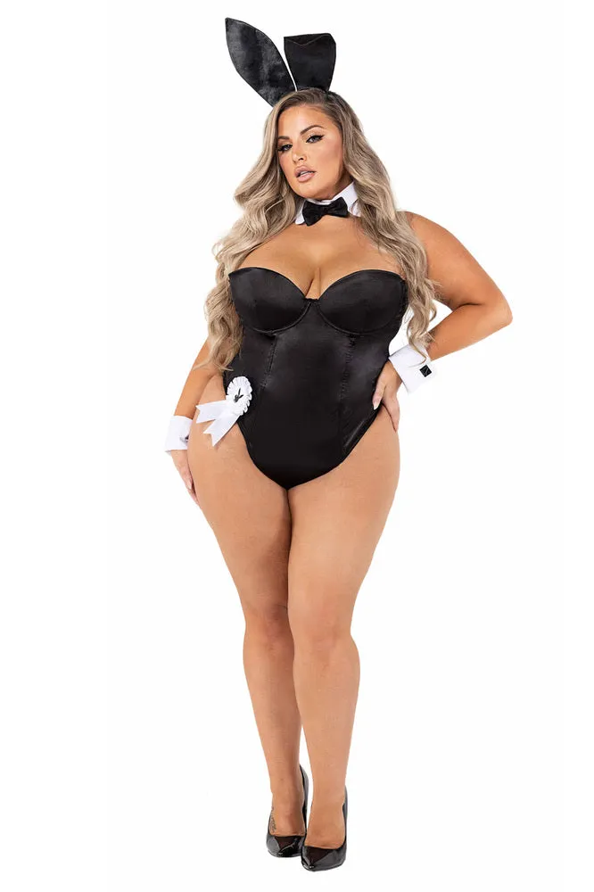 Plus Size Classic Playboy Bunny Halloween Costume