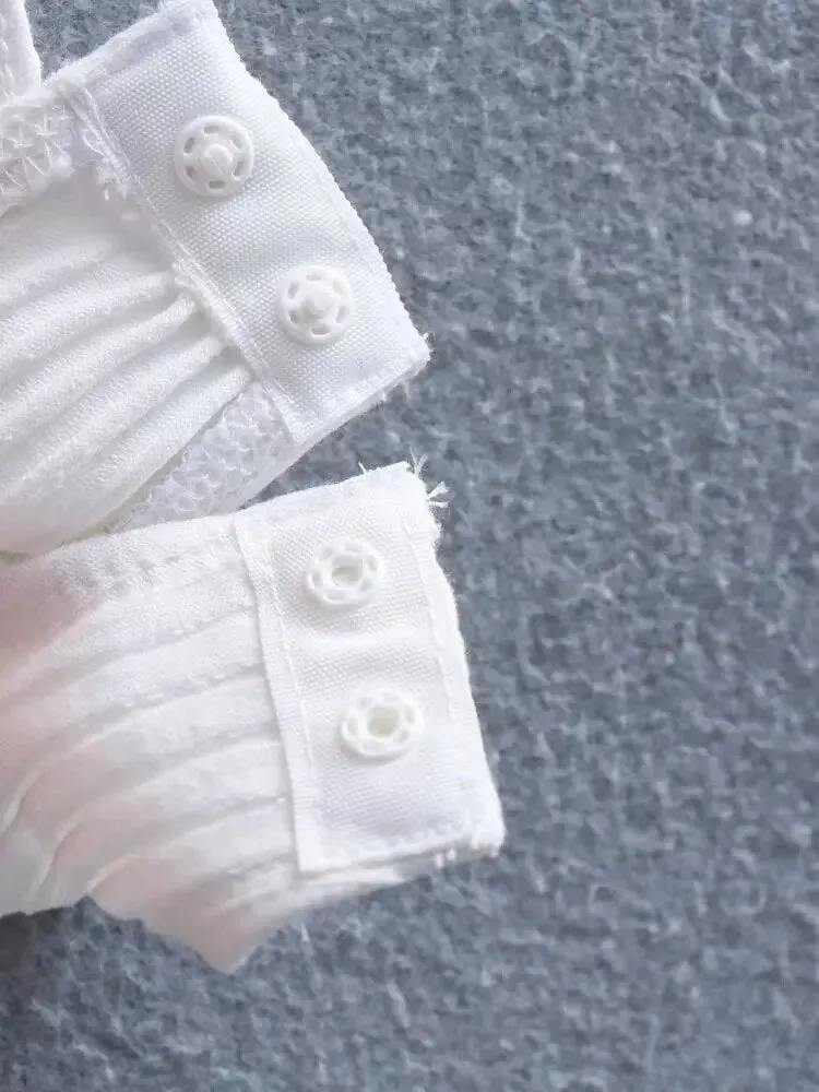 Pre Order:  Ruffle Sleeves Skinny Knitted Bodysuit