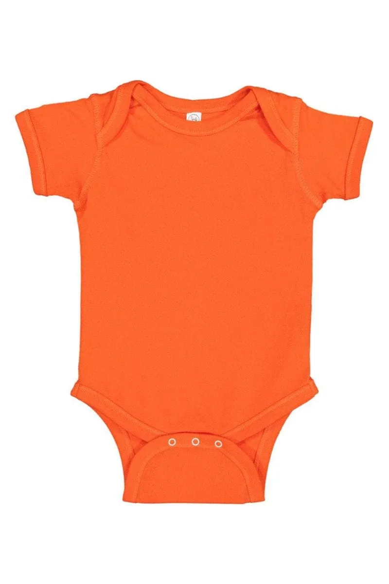 Rabbit Skins 4400: Infant Baby Rib Bodysuit, Basic Colors