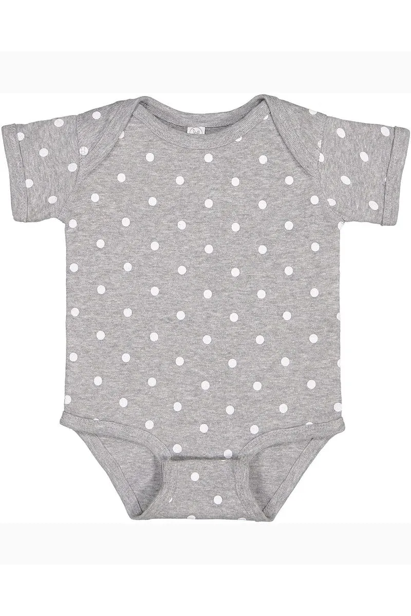 Rabbit Skins 4400: Infant Baby Rib Bodysuit, Traditional Colors