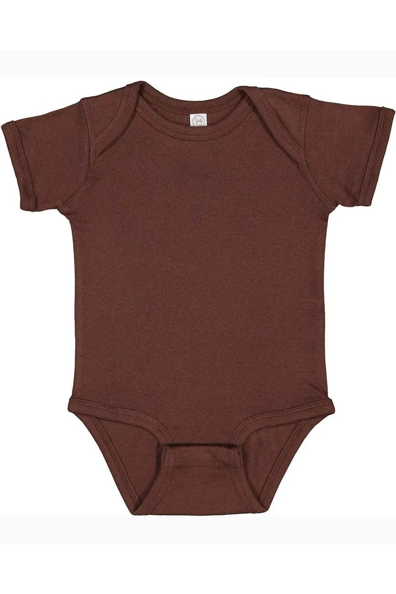 Rabbit Skins 4400: Infant Baby Rib Bodysuit