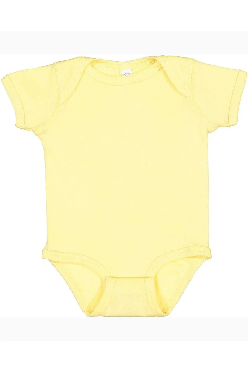 Rabbit Skins 4400: Infant Baby Rib Bodysuit