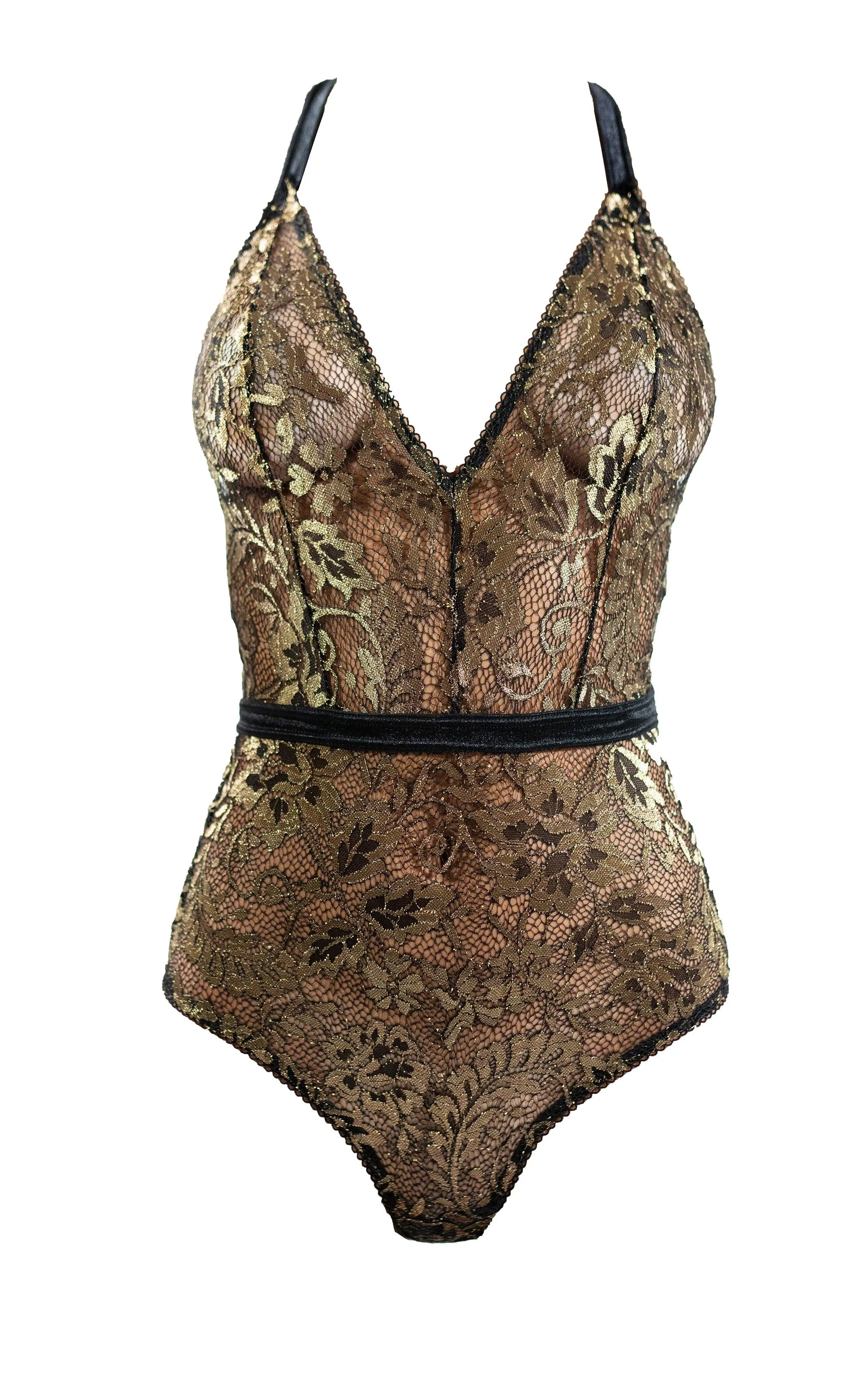 Royalty Metallic Gold Bodysuit