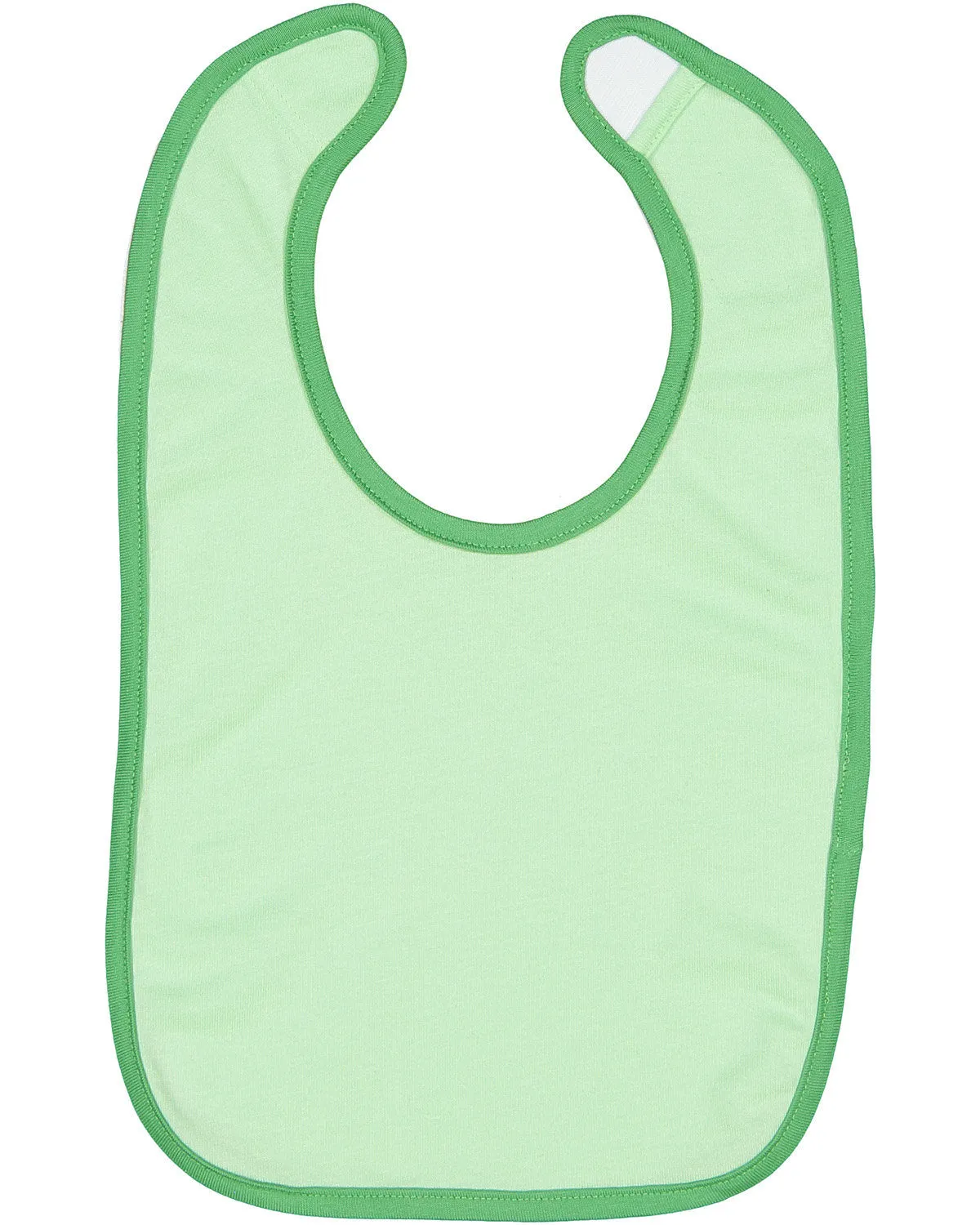 RS1004 Rabbit Skins Infant Contrast Trim Bib