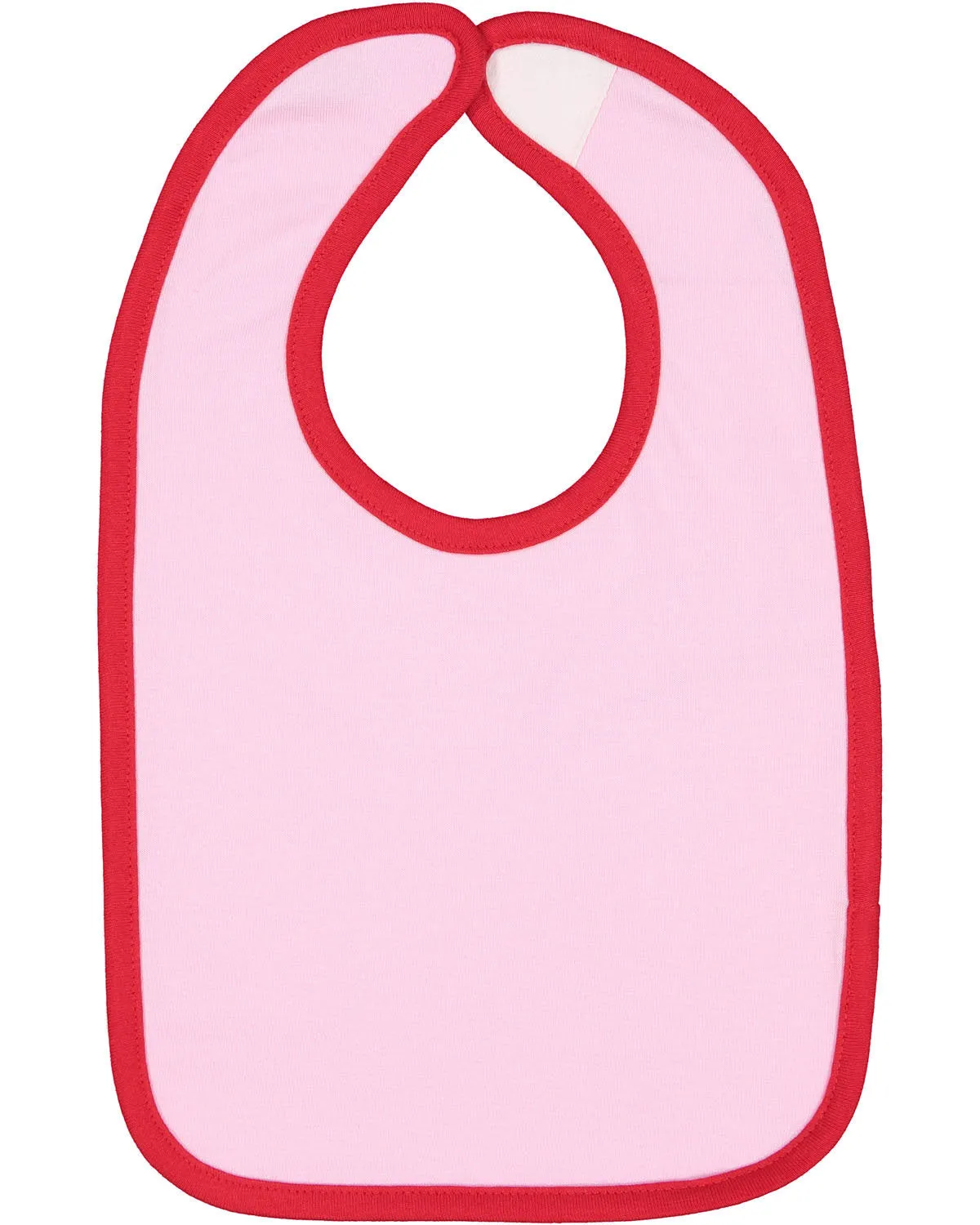 RS1004 Rabbit Skins Infant Contrast Trim Bib