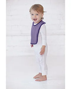RS1004 Rabbit Skins Infant Contrast Trim Bib