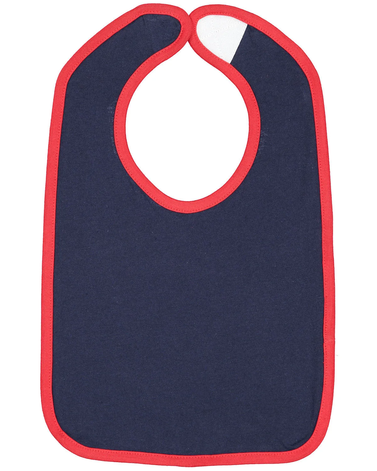 RS1004 Rabbit Skins Infant Contrast Trim Bib