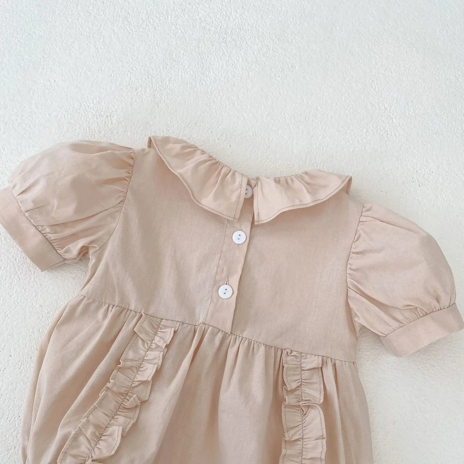 Ruffle Collar Baby Bodysuit