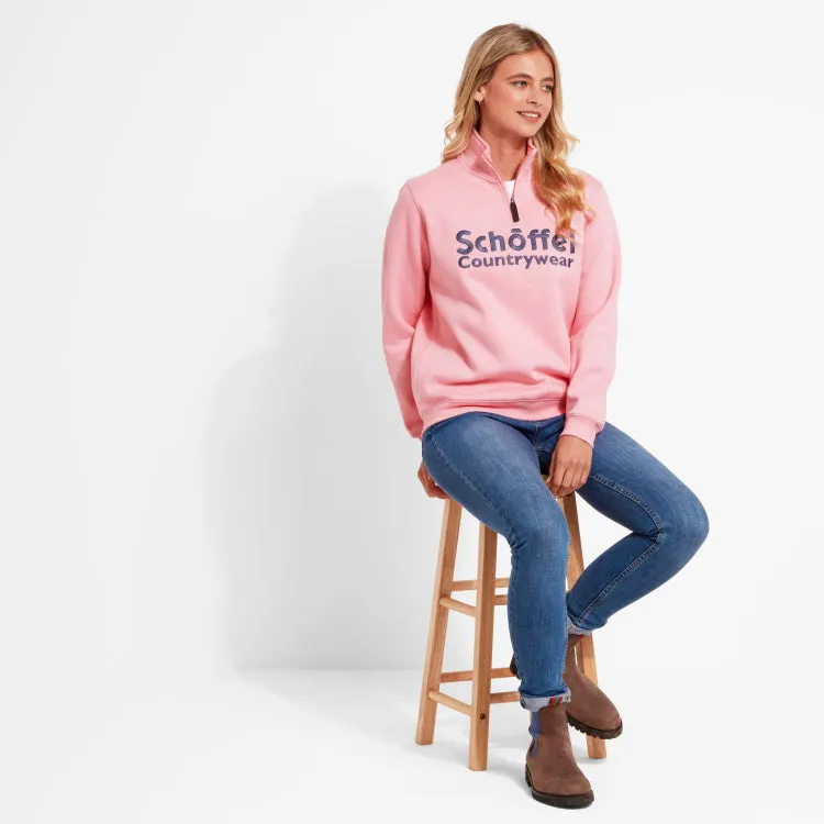 Schoffel Ladies St Issey Sweatshirt - Dusky Pink