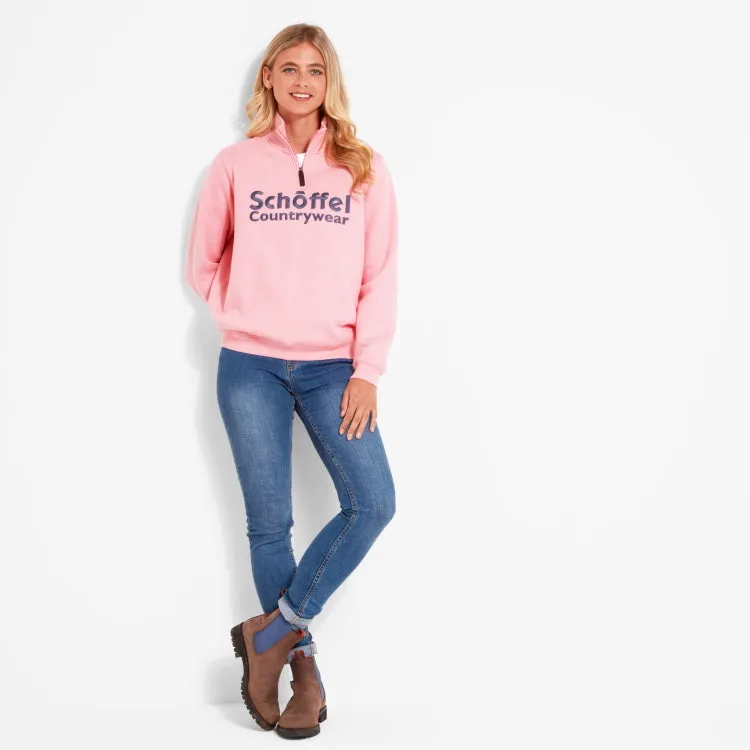 Schoffel Ladies St Issey Sweatshirt - Dusky Pink