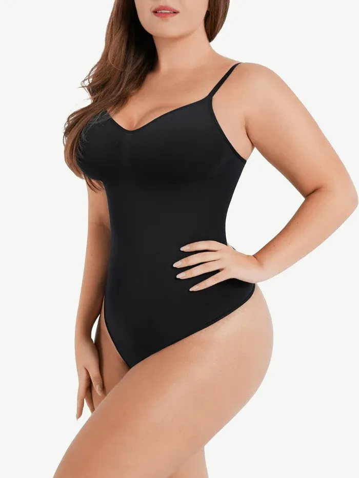 Seamless Jumpsuit Thong Bodysuit