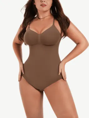 Seamless Jumpsuit Thong Bodysuit