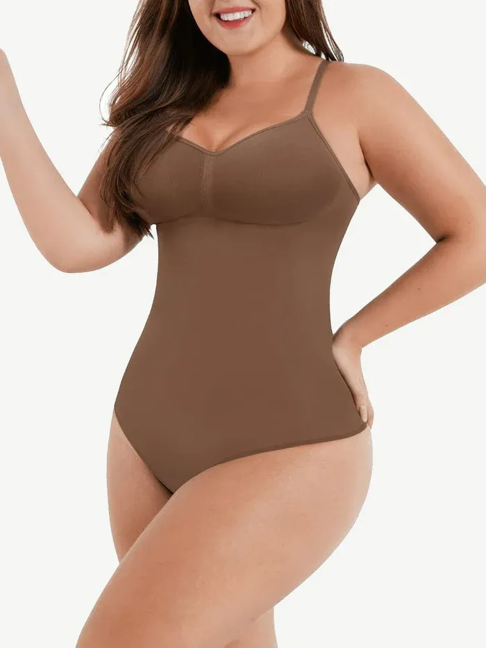 Seamless Jumpsuit Thong Bodysuit