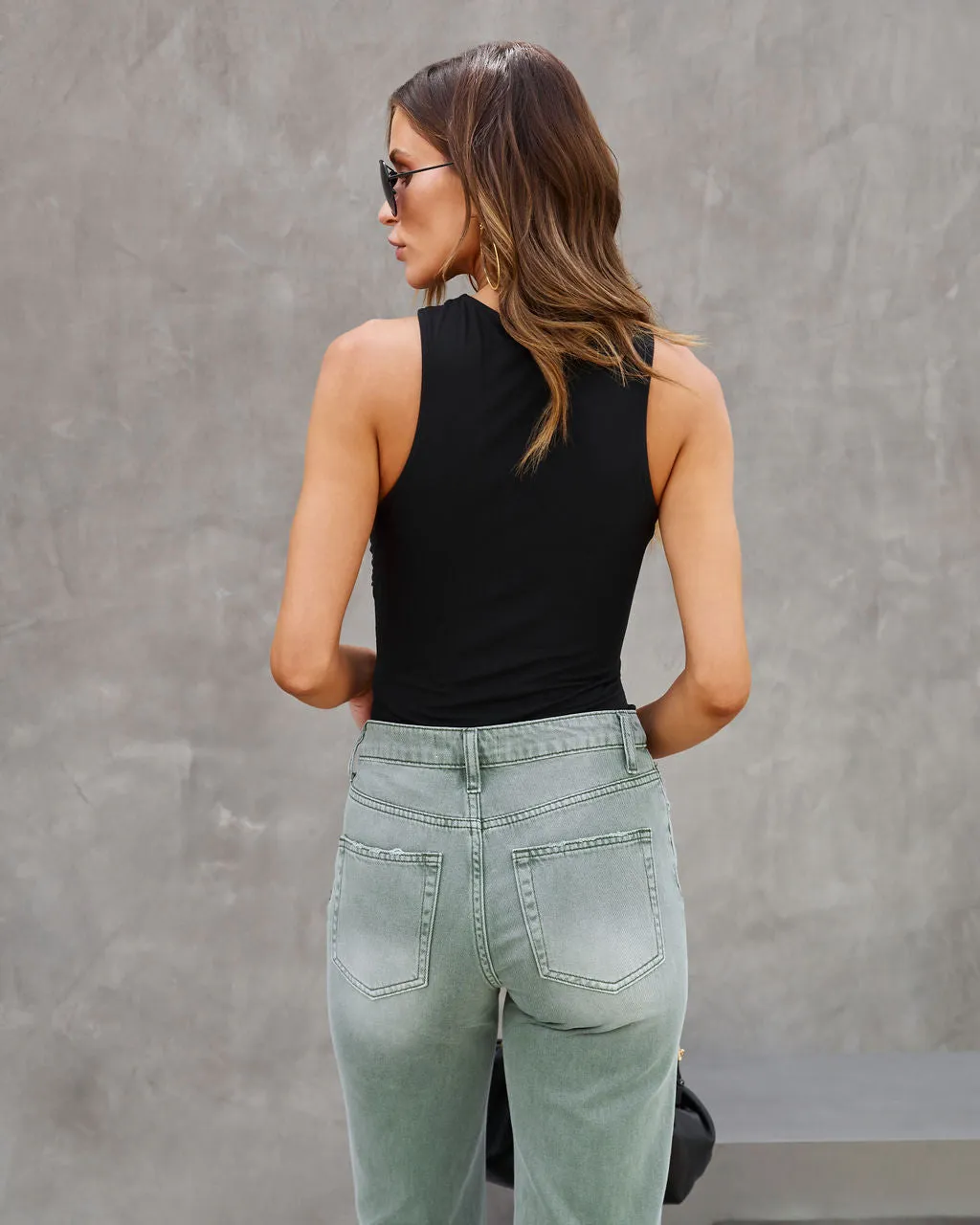 Selena Ruched Keyhole Bodysuit