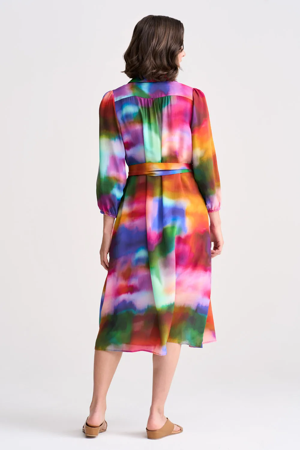 Silk Shirt Dress