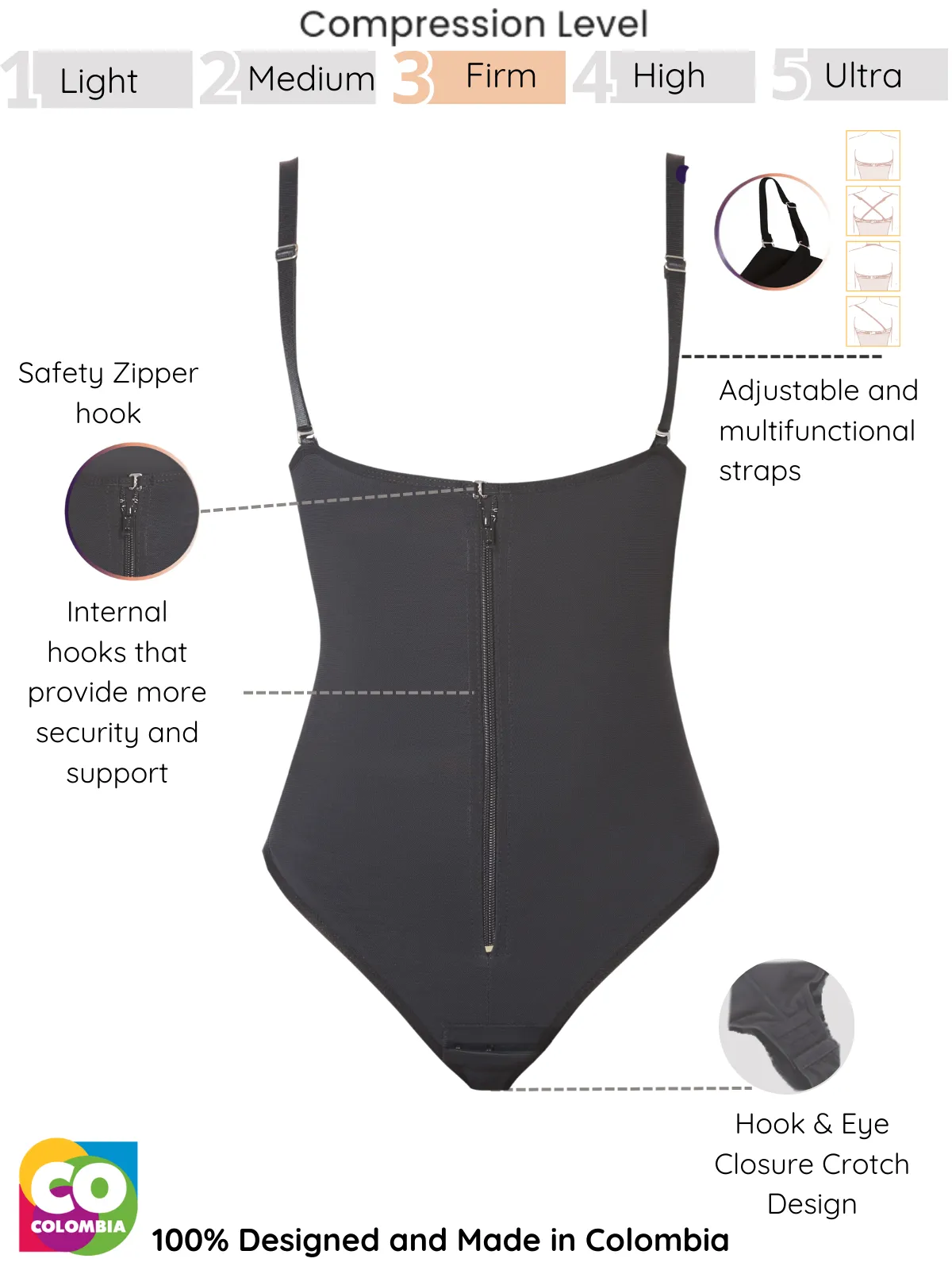 Siluet 1003 Thong Strapless Shapewear