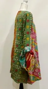 Solutions Open Kimono Jacket Provides Versatility (Pastels)