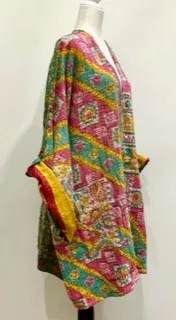 Solutions Open Kimono Jacket Provides Versatility (Pastels)