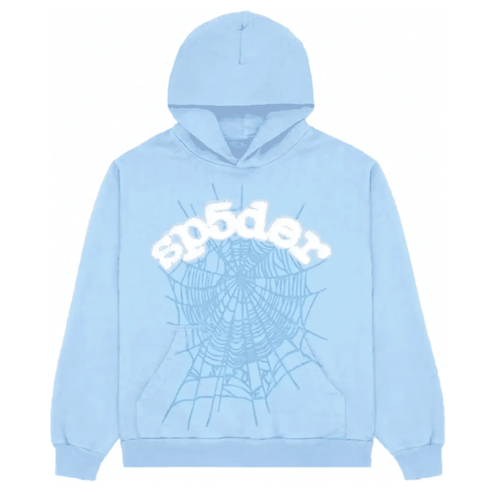Sp5der 'Sky Blue' Web Hoodie