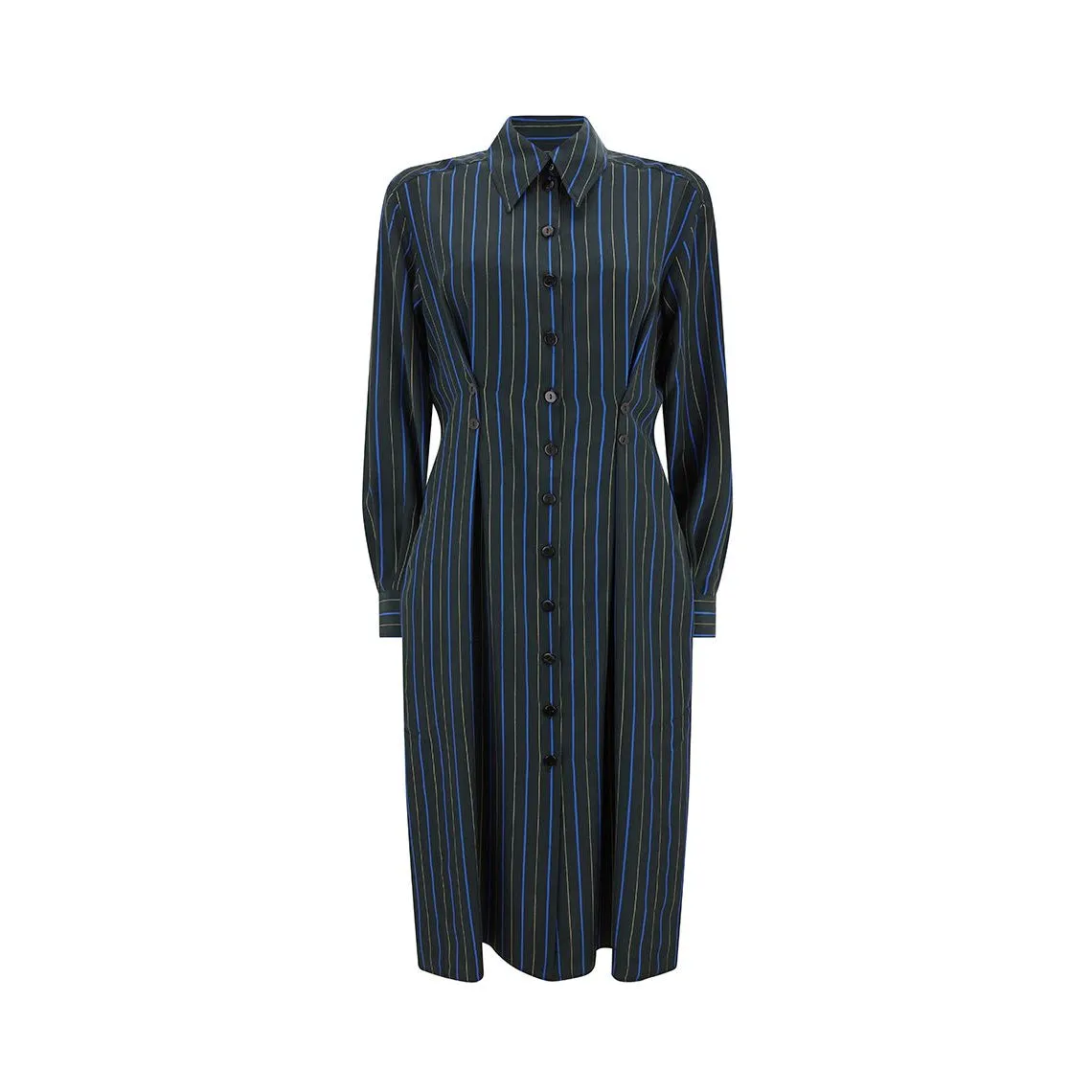 Stripe Silk Dress
