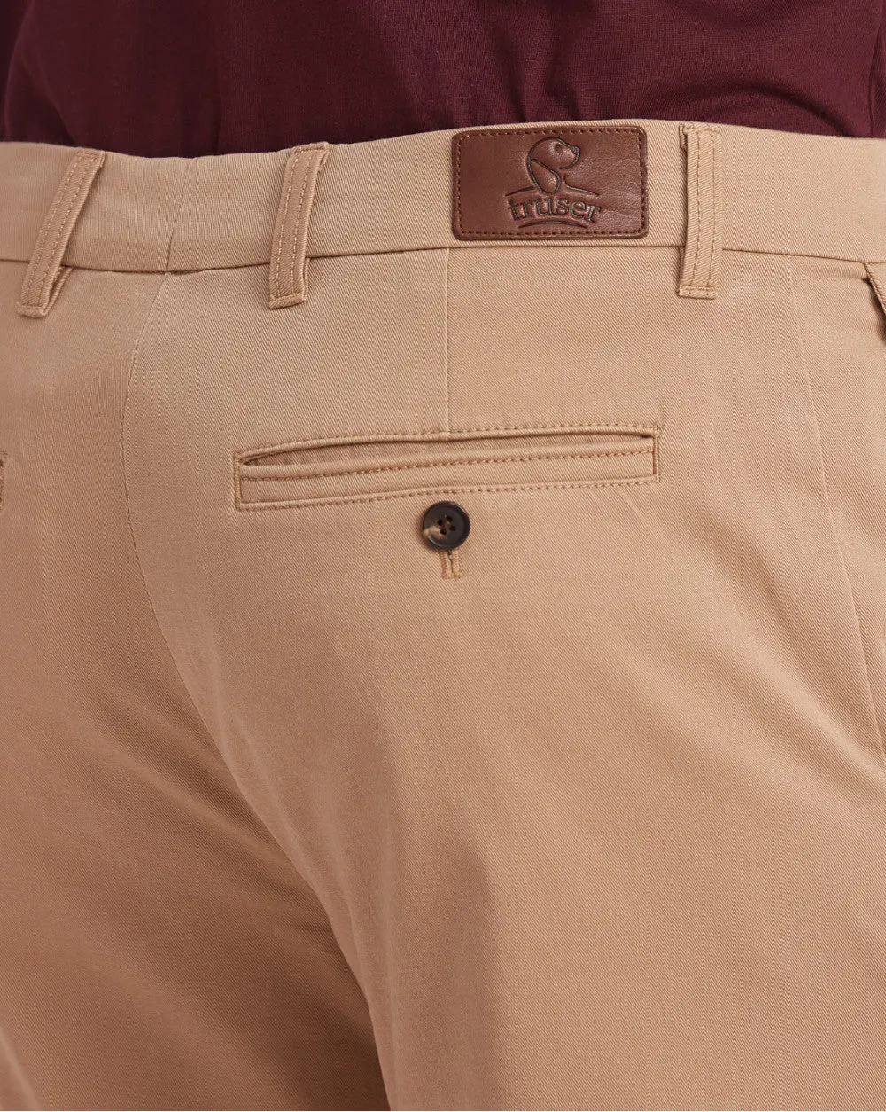 Tapered Fit Urban Chinos - Camel Brown