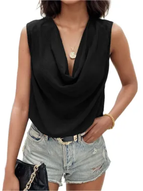 TEEK - V-Neck Sleeveless Bodysuit