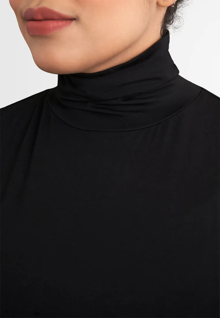 Valia INVISIBLE Bib Turtleneck Inner - Black