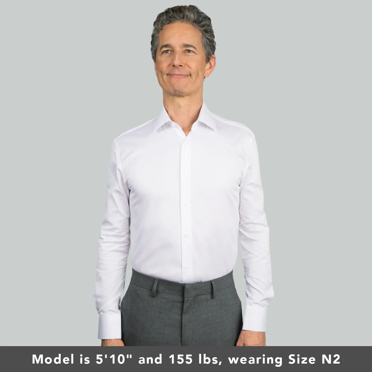 White Collar Speckled Dress Shirt | The Blue Skies